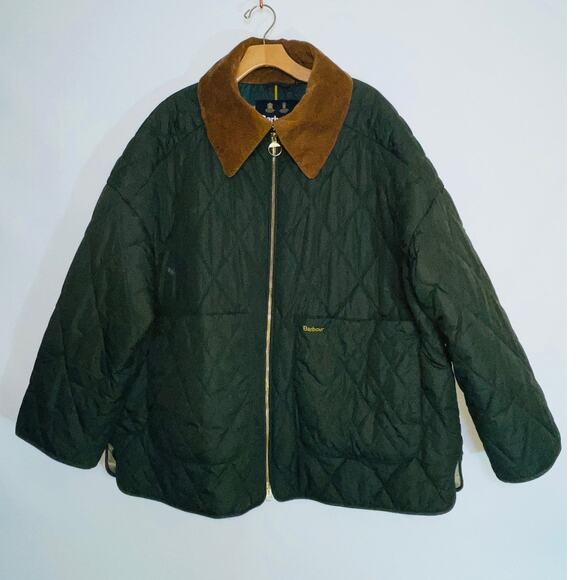 Barbour Woodhall Quilted Jacket - Women's Size 1X - Original Barbour Tartan - Picture 1 of 13